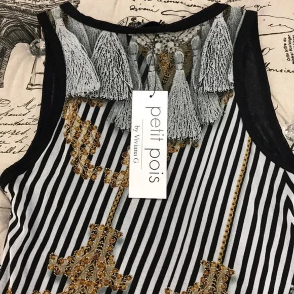 PETIT POIS BY VIVIANA G Scoop Neck Tank Top - Picture 6 of 6